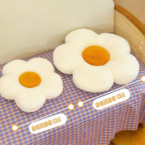 Flower Plush Throw Pillow Soft Plant Sunflower Chair Cushion