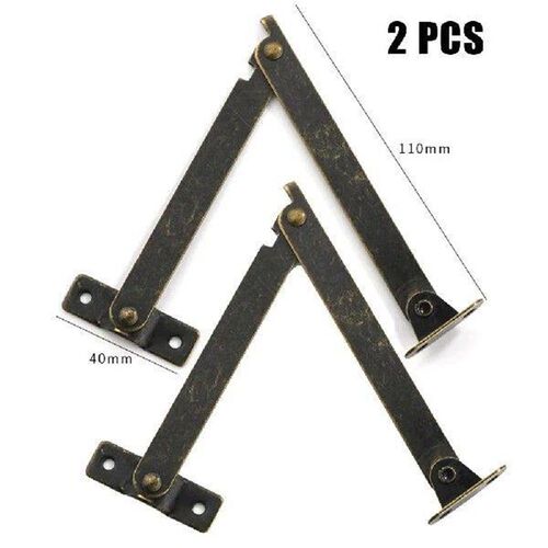 Decorative Antique Bronze Iron hinge, Metal Lid Support
