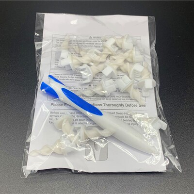 Ear Cleaner Spiral Soft Swab Pick Tool Set 16pcs Ear Wax Rem