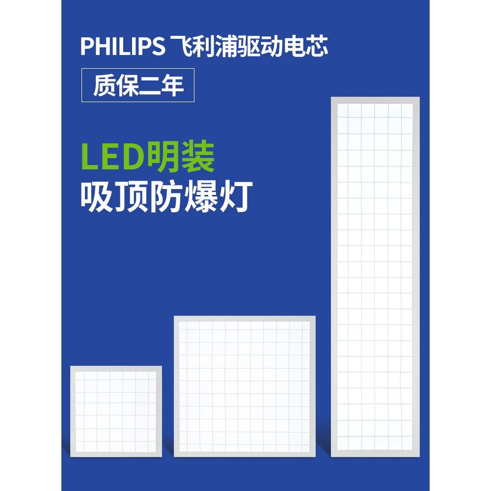 防爆平板灯600X600表面安装无孔面板灯300X600吸顶灯300X1200吸顶