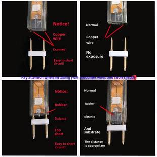 灯条恒流器 led灯带插头 5730高亮灯带软光带 2835 配件220V 5050