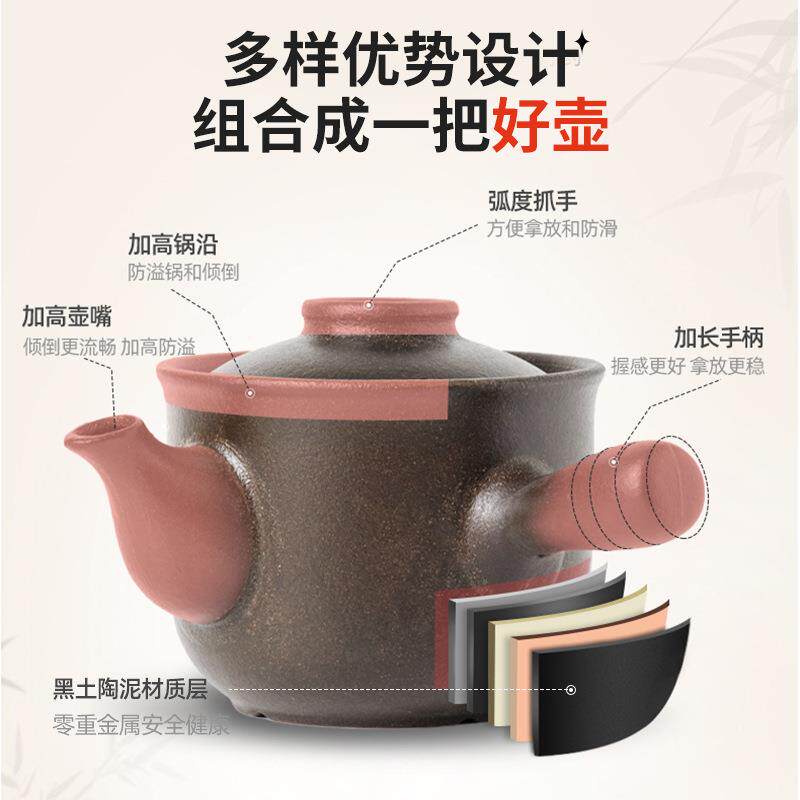 老式熬药砂锅紫砂药壶煎药专锅用中药罐家用中药药煲煮土111瓦罐