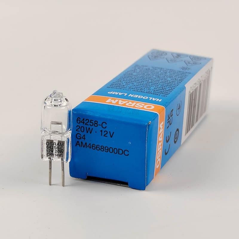 OSRAM欧司朗灯珠12V20W 64258-C(原64258)紫外卤钨生化仪灯泡