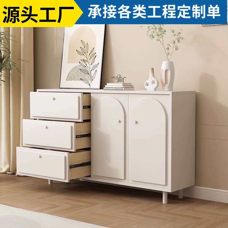 奶油餐边柜家用客厅一体靠墙柜子储物柜现代简约收纳玄关斗柜套装,3C数码配件,其它配件,淘宝优惠券,粉丝福利购,淘宝优惠卷