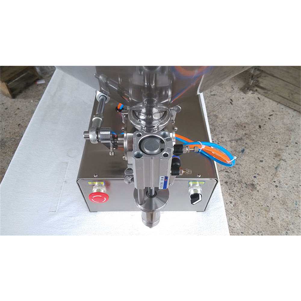 半自动膏体灌装机 不锈钢出料装瓶器 Paste body filling machine