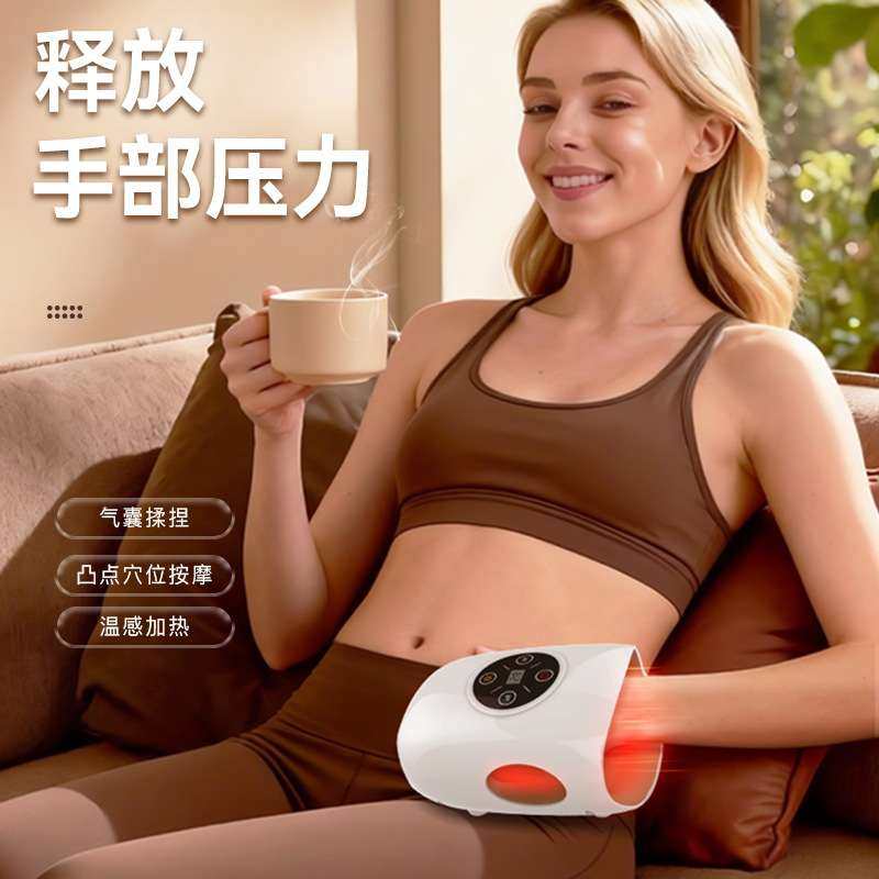 气压穴位热敷手部按摩器经络护理理疗高度释放压力电动手部按摩仪,3C数码配件,其它配件,淘宝优惠券,粉丝福利购,淘宝优惠卷