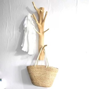 天然环保树枝衣帽架挂衣钩墙上壁挂客厅墙壁挂衣架卧室衣帽挂钩架