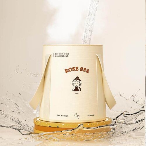 Cartoon Foldable Foot Soaking Bag, Insulated Fumigation Foot
