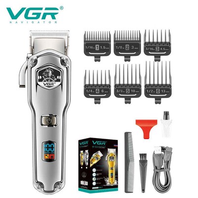 Full Metal Professional Hair Clipper Combo Kit Barber Cordle