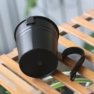 1x  Hanging Flower Pots Home Garden Detachable Hook Planters