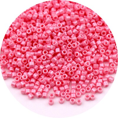 2000pcs 11/0 Glass Beads 1.6mm Uniform Metallic Opaque Color