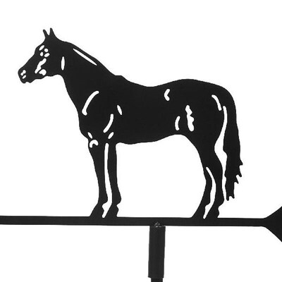 Horse Weather Vane for Roof Ground Weathervane Outdoor