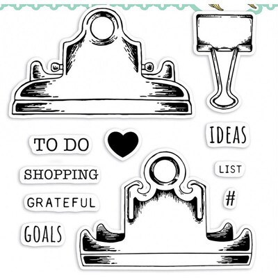 2022 New Clip Clear Stamp for Scrapbooking Transparent跨境专