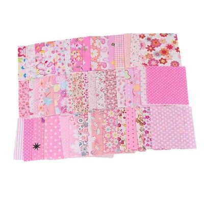50Pcs 10x10cm Square Patchwork Mixed Style Sewing Material