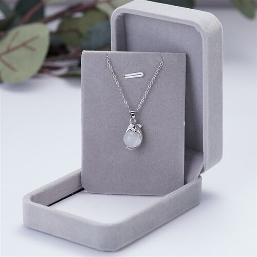 Simple Design Natural Stone Transparent Water Drop Dolphin P