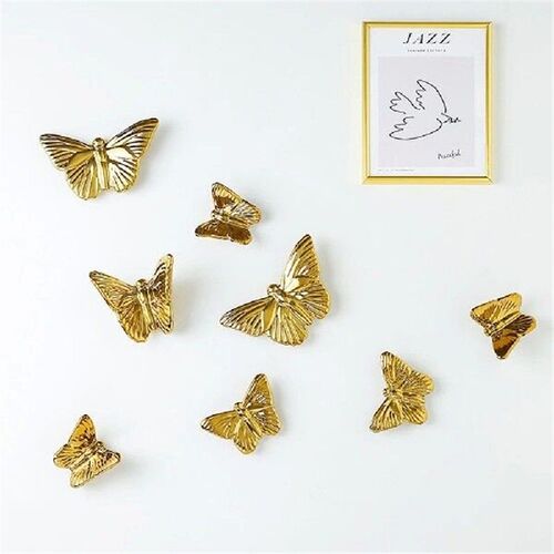 Creative Ceramic Butterfly Easy Installation for Living Room