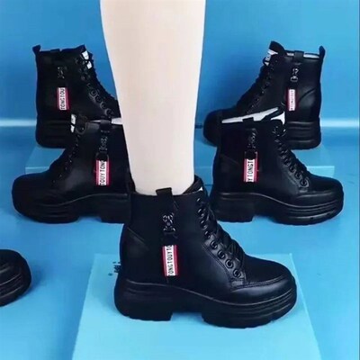 Shoes 2023 Fashion Winter Warm Women Black Casual Shoes Plus