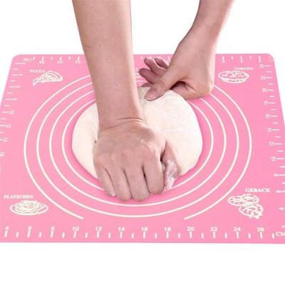 29x26cm Silicone Baking Mat Thickening Flour Rolling Scale M