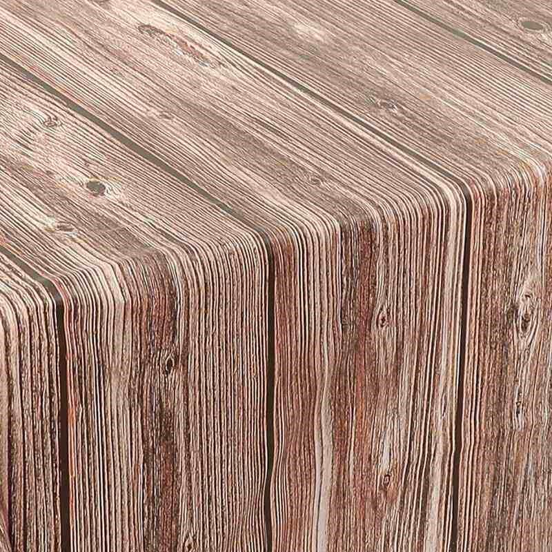 1pc 137CM*274CM imitation wood grain disposable tablecloth r