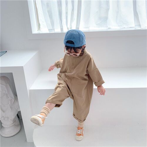 Children Clothing Jumpsuit 2022 Autumn New Boys Girls Casual