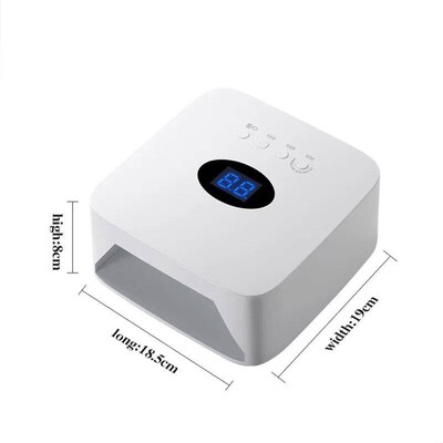 54W Rechargeable Nail Lamp Wireless Gel Polish Dryer Machine