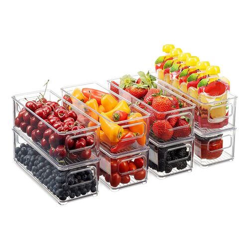 Refrigerator Organizer Storage Box Transparent Refrigerator