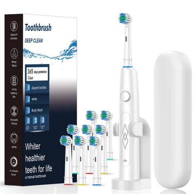 Intelligent electric toothbrush, automatic cleaning, recharg