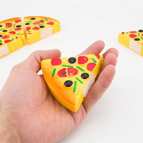 6 Pcs Small Pizza Toy Child Kitchen Simulation Pizza Party F