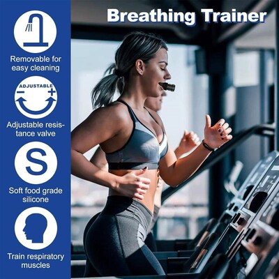 Breathing Trainer Lung Flexer Durable Fitness Exerciser Incr