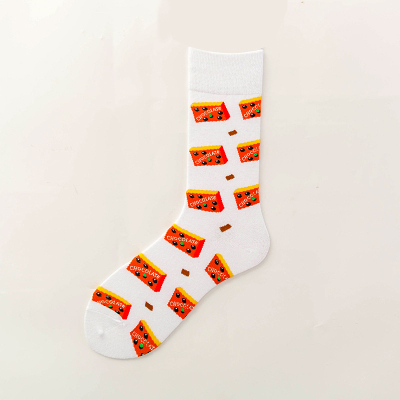 Funny Cotton Socks Women Tube Happy Sock Tide Cotton Long Sn