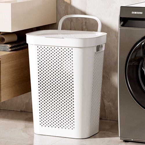 Bathroom laundry basket Plastic Dirty clothes basket