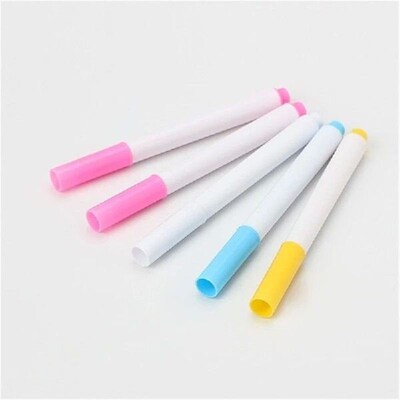 12 Colors Water Erasable Pen Disappearing Fabric Marker Pen