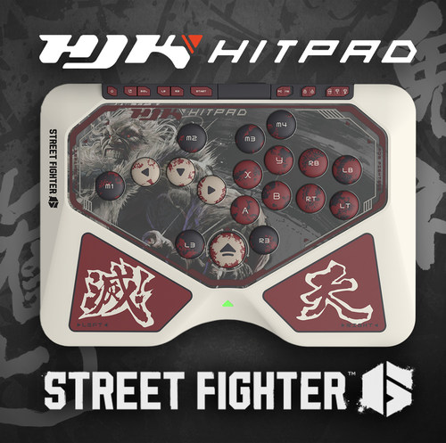 HJK豪鬼联名Hitbox街霸6摇杆手柄