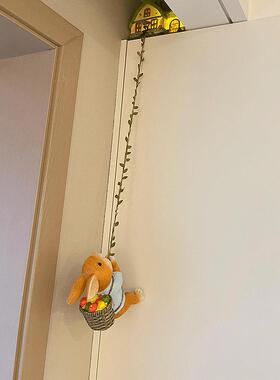 攀登小兔房间卧室装饰布置摆件氛围感玄关电视背景墙客厅入户门