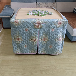 正方形麻将桌烤火桌布四方桌自动麻将机桌罩加厚布布罩定制