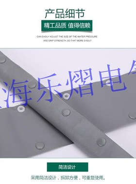 环保阻燃灰色扣式结束带PC-0/7纽扣PVC电线保护加厚足米 75米