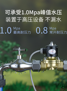 山耐斯2W电磁水C常闭型不锈钢开关控制DC2V常开气V