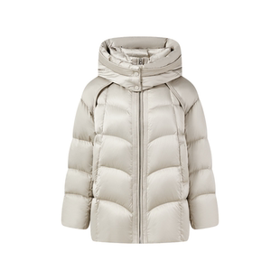 【大潘专享】 珠光锻面25款高蓬90白鹅绒时尚保暖羽绒服外套6669