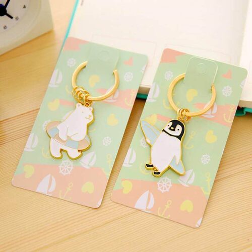 Male and female couples value recommended keyring car pendan