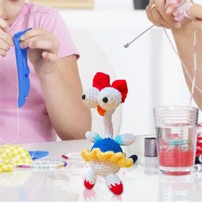 Animal Knitting Kit Animal Chicken Art Knitting Starter Set