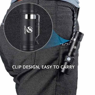 High Power Led Flashlights Zoomable Camping Torch With T6 LE