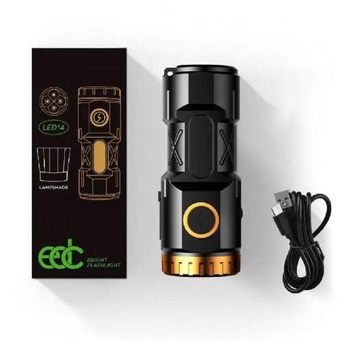 Flashlight Led Strong Light Rechargeable Portable Camping