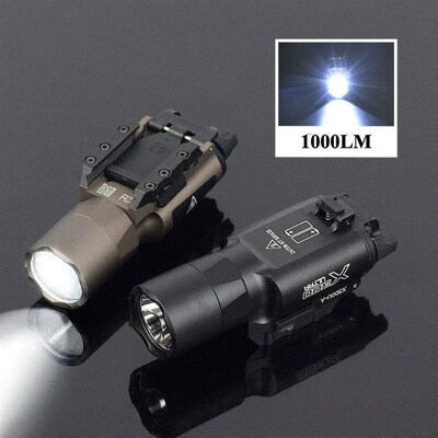 Tactical Surefir X300U Tactical Flashlight Metal Pistol Scou