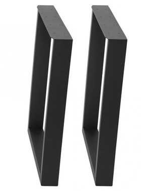 2PCS Table Legs Brackets Steel Industrial Desk Leg for Home