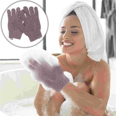 Shower Gloves Exfoliating Spa Body Scrub Exfoliator Bath