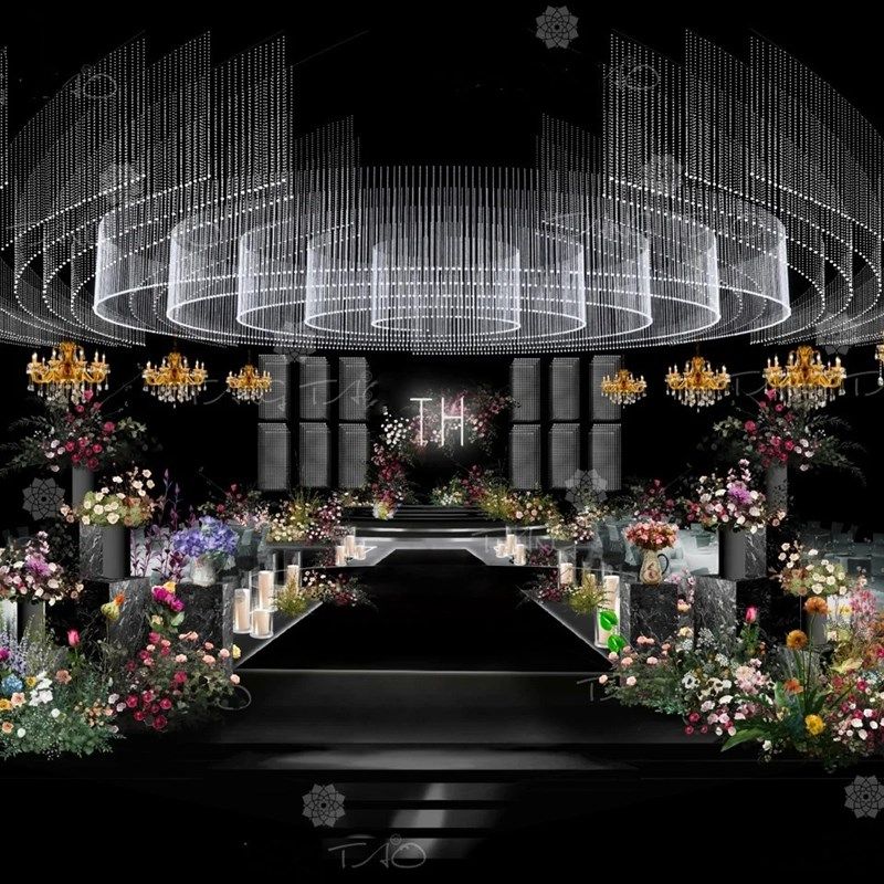 婚庆道具酒店婚礼堂水晶方形背景悬吊式天花板架黑色定制铁艺带孔,节庆用品/礼品,帷幔装饰,淘宝优惠券,粉丝福利购,淘宝优惠卷