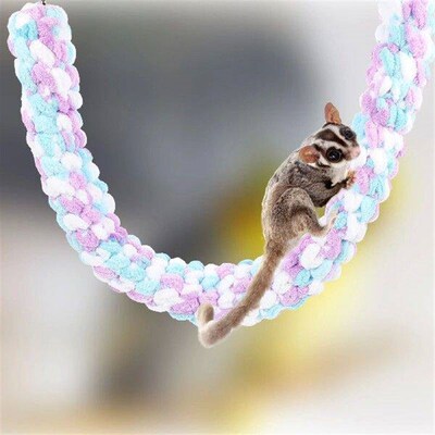 Sugar Glider Climbing Rope Hammocks Toys Gerbil Plush