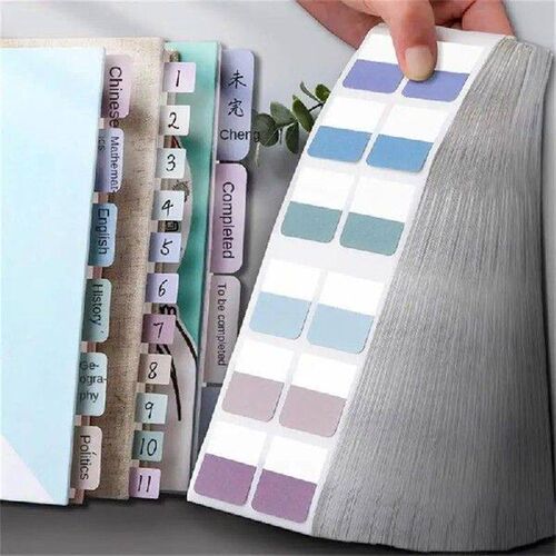 240/120/60 PCS Multicolor Sticky Writable Repositionable
