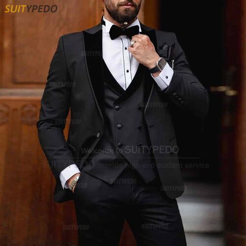 Formal Suit Sets For Men Fashion Banquet Tailor-made Slim
