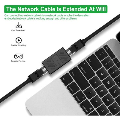 Ethernet Cable Extender,RJ45 cat 5 cat 6 cat6a Coupler, Exte